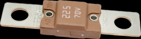 Automotive flat fuse, 225 A, 70 V, beige, (L x W x H) 68 x 10.5 x 19 mm, MGHV225