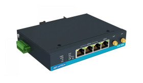 Router komórkowy LTE, tunelowanie VPN, 2xSIM, 4xETH, do niskich temperatur ICR-2531