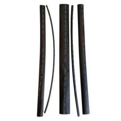 Zestaw rurek termokurczliwych, 3/5/8/10/15-25cm, czarne 08323 /5szt./