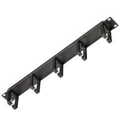 Renkforce RF-4755508 Server rack cable duct Black 482.6mm 19 inch