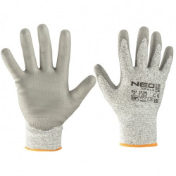 Rękawice antyprzecięciowe pokryte PU rozmiar 9 NEO 97-609-9