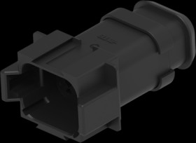 Pin housing, 8 pole, for DEUTSCH DT series, DT04-08PA-CE09