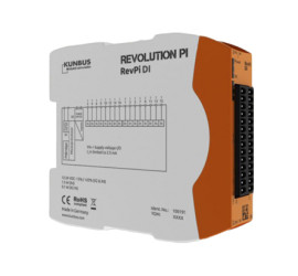 Moduł PLC We/Wy Revolution PI Moduł PLC We/Wy RevPI DI 16I Revolution Pi Connect, Revolution Pi Core PR100195 96 x 22,5