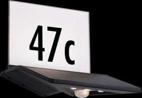 94243 LED solar house number light, anthracite, IP44