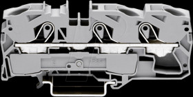 2016-1301 3-conductor feed-through terminal, 76 A 0.5 - 16.0 mm² grey