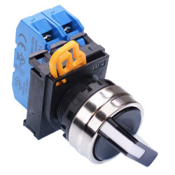 YW4S-3E20N1 22mm Metal Bezel 3 Position Maintained Selector Switch 2NO IP65 IDEC