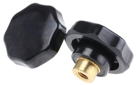 Pokrętło mocujące M8 długość gwintu: 12mm średnica pokrętła 44mm średnica gwintu: 8mm Z wieloma pokrętłami Otwór