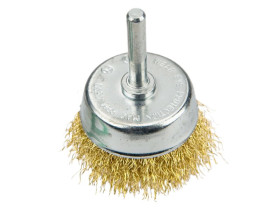 Szczotka druciana doczołowa z trzpieniem 50 mm 62H330 TOPEX