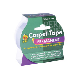 Duck Tape&#xAE; 260507 Double Sided Permanent Carpet Tape 50mm x 10m