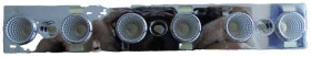 Element systemu szynowego wysokonapięciowego - Reflektor Deko Light Reflektor für Leuchte Ain 48° 3-fazowy 930387, srebr