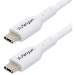 StarTech.com USB2CC1MNCWHE 1m (3.3ft) White USB-C Charging Cable, USB C Cable,