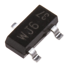 MOSFET P-kanałowy 300 mA SOT-23 60 V SMD Pojedynczy 417 mW 2,5 oma