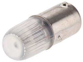 RS PRO Lampa wskaźnikowa Pomarańczowy BA9 długość 30 mm