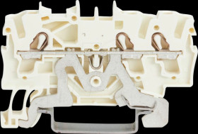 2002-1308 Shield conductor terminal block, 3-wire, Ø 0.25 - 2.5 mm