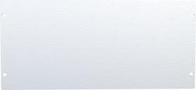 Blind plate, aluminum, (H) 222 mm, 5 U, PBPA19008UNF