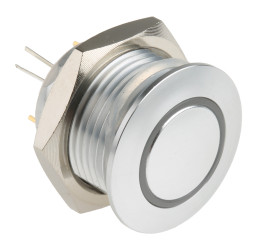 Nasadka przełącznika Chwilowy SPST średnica wycięcia 16mm, montaż panelowy RS PRO