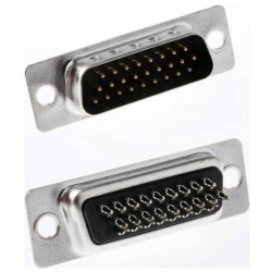 MH Connectors Mhhds26-M-N-B-S D-Sub Connector 180&#xB0; 26 Pins 1Pc