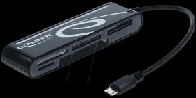 91732 OTG 5-slot card reader for smartphones