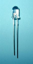 LED 5mm ORANGE 12V CLEAR