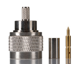 Złącze koncentryczne Montaż na kablu Męski 50Ω typ złącza Złącze N 11GHz, zaciskane typ kabla Koncentryczny