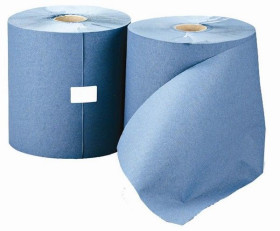 Ręcznik papierowy, warstwy: 1, Niebieski