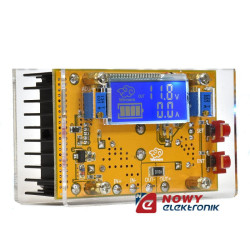 Moduł zasilacza regulow.stDN LCD max10A 7-40V WINNERS przetwornica