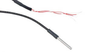 Termopara typ PT 100, -50C do +250C 25mm kabel 2m, Stal nierdzewna