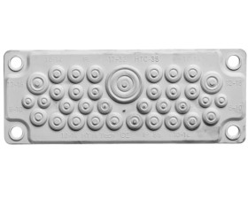 Przepust membranowy szary P-MB35 34.735