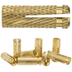 Tuleja mosiężna rozporowa Kotwa wbijana do betonu M12 16x41 20szt