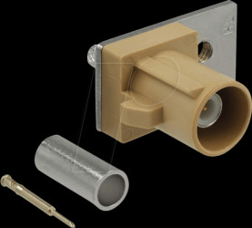 89749 FAKRA I plug spring pin for crimping 1 prepunched hole