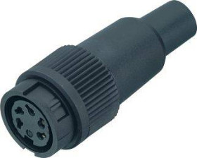 binder 99 0614 02 05-20 Złącze żeńskie kablowe złącze żeńskie proste Seria: 678 Łączna ilość styków: 5 1 szt.