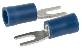 Konektor zaciskowy płaski Izolowane, 3.2mm, Niebieski 14AWG 2.5mm² 16AWG 1.5mm² RS PRO