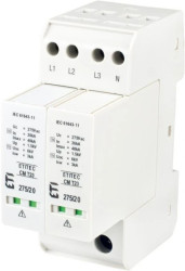 Ogranicznik przepięć typ T2+T3 (C+D) ETITEC CM T23 275/20 4+0 RC do instalacji mieszkaniowych TN-S 002440653
