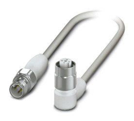 Przewód czujnik-siłownik ze złączem Złącze M12 liczba rdzeni 4 długość 3m Rodzaj A Męskie Złącze B Złącze M12