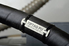 Znacznik HellermannTyton TTAGPU11X100WH-PUR-WH (125) 556-25021, 1 szt.