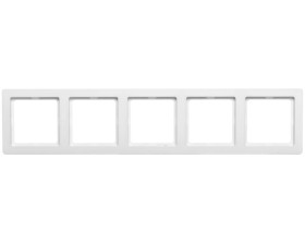 Berker Q.1 Ramka pięciokrotna śnieżnobiały aksamit 10156089