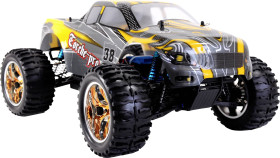 Amewi Torche Pro Bezszczotkowy 1:10 Model samochodu RC Elektryczny Monstertruck Napęd na wszystkie koła RtR 2,4 GHz z ak