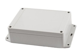 Obudowa ogólnego użytku Poliwęglan szerokość zew. 105 mm długość zew. 145 mm wys. zew. 40 mm Hammond IP65 Jasnoszary