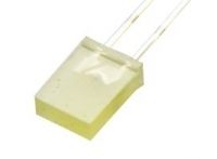 Dioda LED 4x2 prostokątna żółta - LITEON