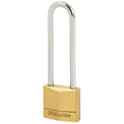 Master Lock 130EURDLJ Solid Brass 30mm Padlock 4-Pin - 64mm Shackle