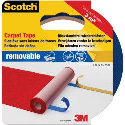 3M 42030750 4203 Carpet Tape Scotch&#xAE; Blue 7 m x 50 mm 1 pc