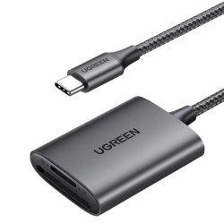Czytnik Kart Pamięci SD/TF USB-C UGREEN CM401 Szary
