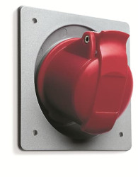 Złącze przemysłowe - zasilające 32A Gniazdo 250 V 3P+E Amphenol Industrial Niebieski Montaż na panelu IP44