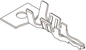 Zacisk zagniatany Męski Molex Board-In 22AWG