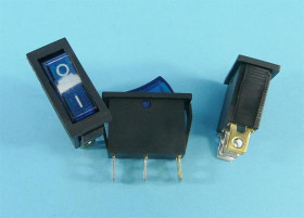 KCD3 20A/250V BLUE PODŚW.ON-OFF