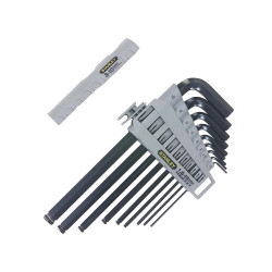Stanley 0-89-904 Hexagon Grip Key Set of 9 Metric (1.5-10mm)