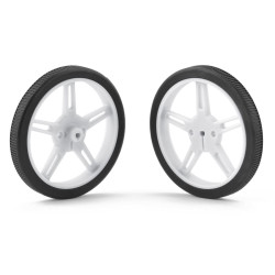 Pololu Wheel 60×8mm Pair - White