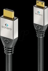 HC200-020 HDMI to Mini Premium high-speed with Ethernet 4K 60 Hz 2 m.