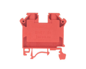 Złączka szynowa 2-przewodowa 6mm² czerwona NOWA ZSG1-6.0N 11421311