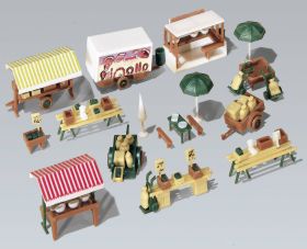 Jarmark cotygodniowy, Faller 272533, skala N